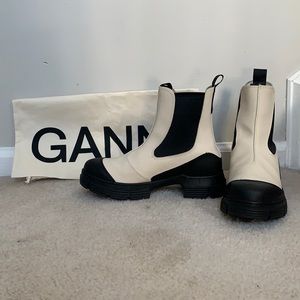 Size 38 Ganni Chelsea Boots. Gently used. Great condition.